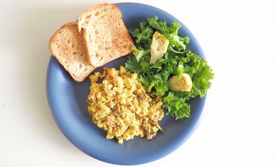 BEST BREAKFAST EVER! Eggless Scrambled Eggs Recipe