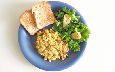BEST BREAKFAST EVER! Eggless Scrambled Eggs Recipe