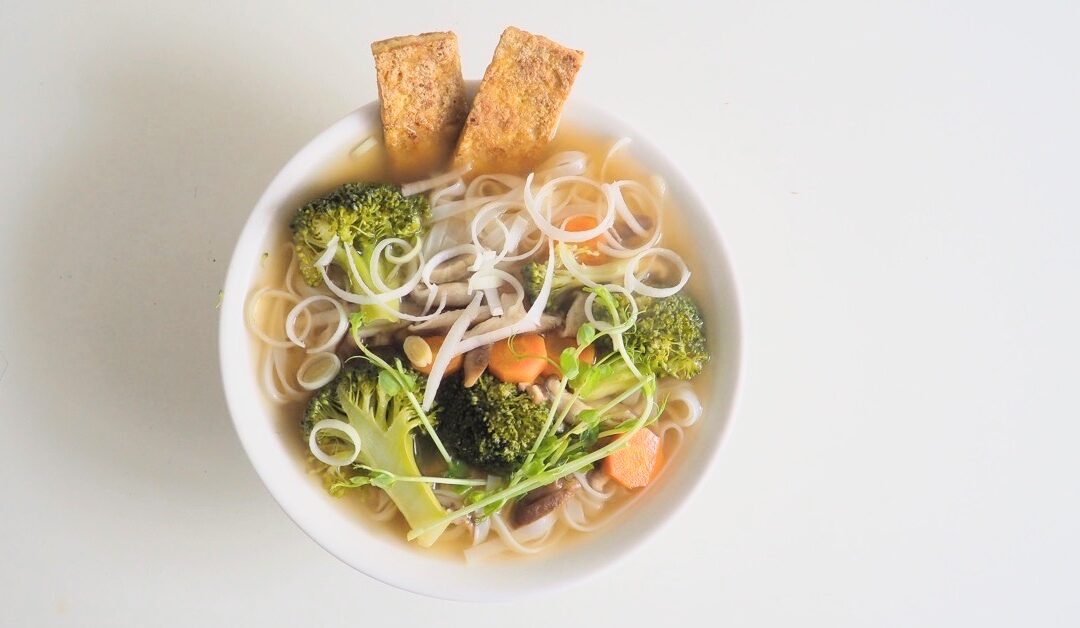 SUPER EASY Vegetable Pho Recipe!