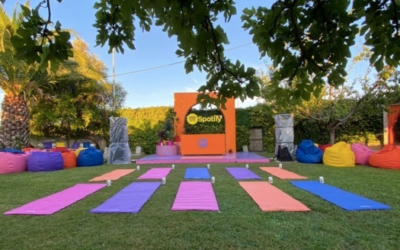 Yoga Class at the Picturesque Casa Spotify